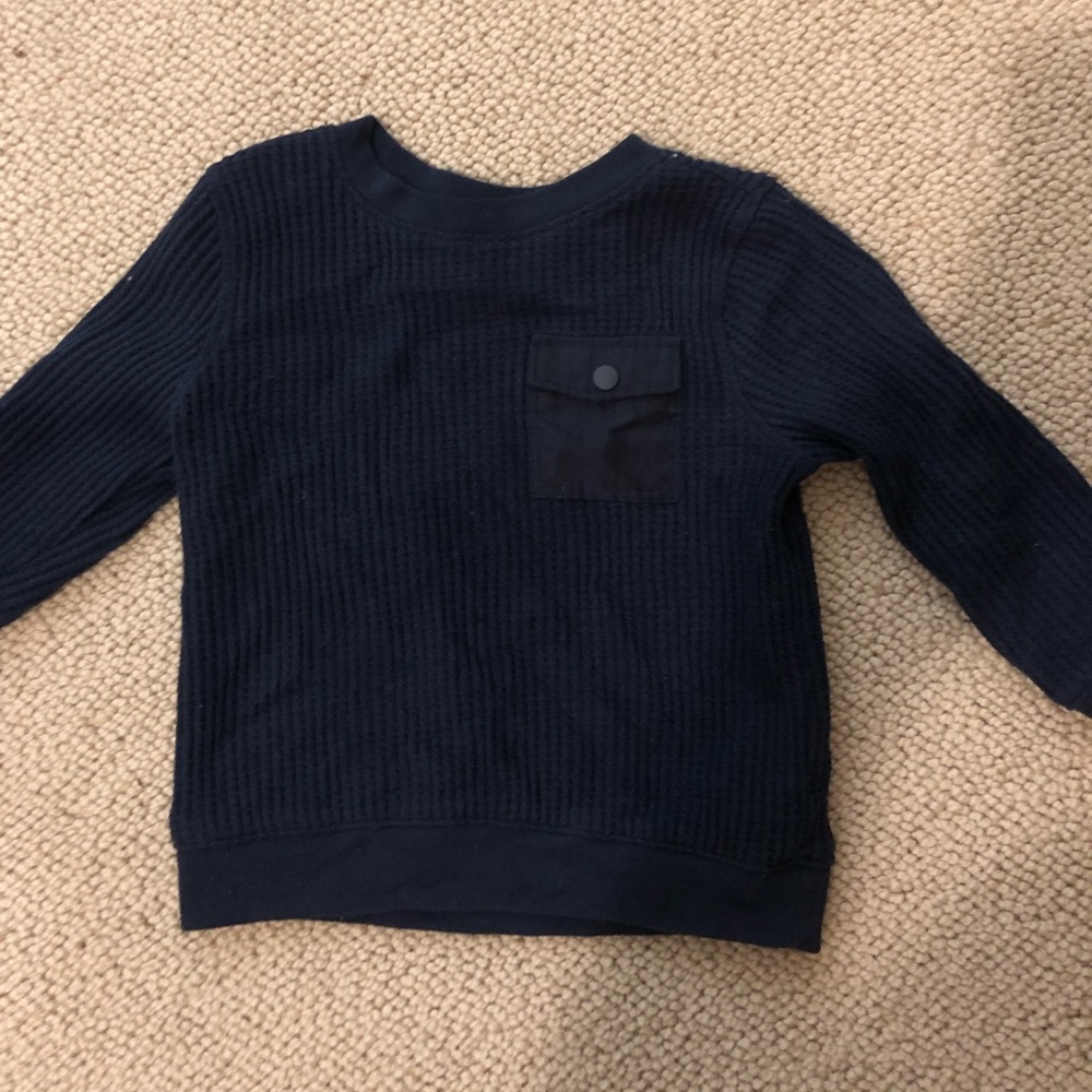 Old Navy Waffle Knit Sweater with Front Pocket